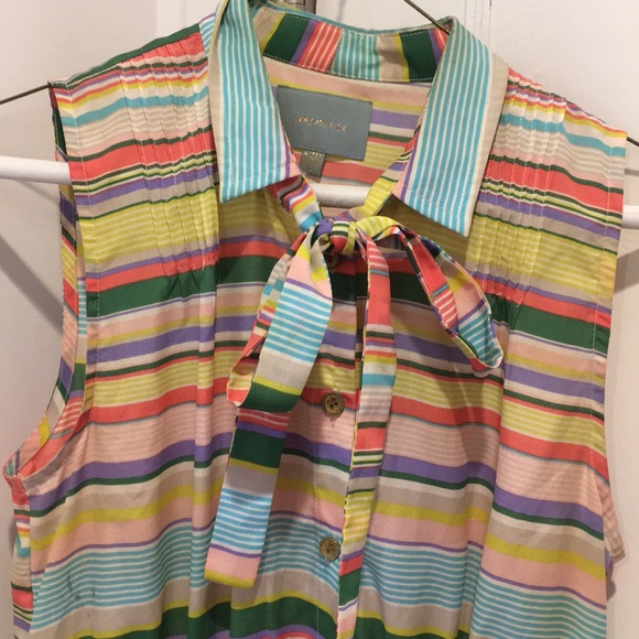 Adorable pleated ModCloth rainbow dress - Picture 2 of 3